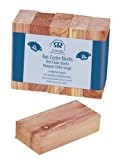 VALUE packs of Redecker Red Cedar Blocks - 5 Natural Moth Deterrent Blocks per pack - 100% Cedar Wood to ...
