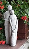 Vater Mutter Kind (S101125) Familie Gartenfiguren Statuen Steinguss 45 cm