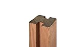 Verbindungs-Pfosten für Holz-Sichtschutz / Dicht-Zaun im Maße 9 x 9 x 180 cm ( Breite x Tiefe x Länge ) ...