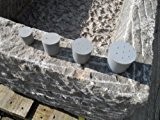 Verschlußstopfen 27/21mm - Trog Brunnen Steintrog Granittrog Sandsteintrog Gummistopfen Gummi Stopfen