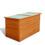 vidaXL Garten-Aufbewahrungsbox aus Holz wasserfest