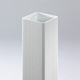Videx-Kunststoff-Pfosten Oxford, 80 x 10 x 10cm, weiß