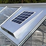 Vitavia Solar-Dachventilator "Solarfan" für Gewächshäuser (600 x 544 mm, aluminium)