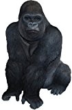 Vivid Arts Real Life Gorilla, Kunstharz Gartendeko - Größe A