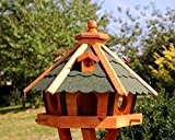 Vogelhaus, Vogelhäuser mit und ohne Ständer behandelt Typ 23 (Grün, ohne Ständer)