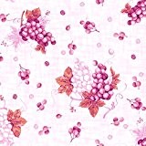 Wachstuch Grape Pink · Eckig 140x2500 cm · 1 Rolle 1,4 x 25 Meter · abwaschbare Tischdecke ·
