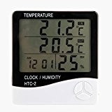 Wallzkey LCD Thermometer Hygrometer Feuchtigkeit Temperatur messen mit Sonde