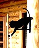 Wandhalter / Ampelhalter / Blumenampelhalter Katze zur Wetterfahne Katze und Maus passend