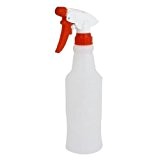 Wasser Spruehflasche - TOOGOO(R) 500ml rot weisse Kunststoff Plastik Auto Fahrzeugreinigung Wasser Spruehflasche