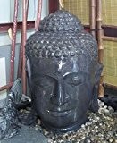 Wasserspiel Buddha Kopf 100 cm aus Steinguss