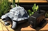 Wasserspiel Schildkröte inkl. Pumpe | Wasserspeier | Set Speier | Teichfigur