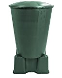 Wassertank Fass Aqua Regentonne mit Deckel und Ständer Ecotank grün 310 Liter