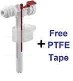 WC Toilet Float Valve - Side Inlet - 1/2 Pipe Thread - Cistern valve by Alca Plast