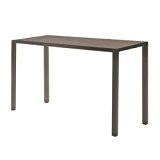 Weishäupl New Easy Bartisch/Gartentisch, taupe LxBxH 140x70x110cm für Innen- und Außenbereich geeignet