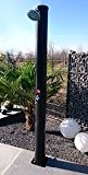 WelaSol® Solardusche 34 Liter Gartendusche 2,20 m mit Wellness Duschkopf