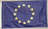 Wetterfeste Flagge Fahne : Europa 90x60 cm