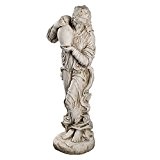 Wetterfeste Große schwere (8 kg) Statue antike Wassertägerin 74 cm hoch SYL-A 14018 Gartenfigur, Dekofigur, Statue, Mythologie, Figur, Büsten, Dekorationsfigur ...