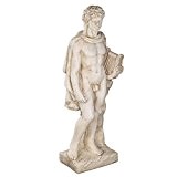 Wetterfeste Riesige schwere (11kg) Statue 85 cm hoch SYL-A 14013- Apollo , Gott mit Köcher, Armbrust, Krieger, Gartenfigur, Dekofigur, Statue, ...