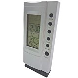 Wetterstation Klimatimer Plus Digital Innen- und Außen Thermometer Hygrometer Wettertrend Indikator + Uhr und Wecker Funktion