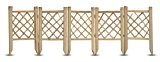 Windhager Beeteinfassung Bambus, 5-teilig, 35 x 100 cm, beige