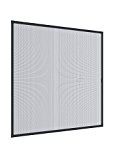 Windhager Insektenschutz Expert Spannrahmen Fliegengitter Alurahmen für Fenster, 100 x 120 cm, anthrazit / grau