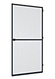 Windhager Insektenschutz PLUS Spannrahmen-Tür, 100 x 210 cm, anthrazit / grau