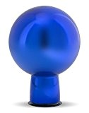 Windhager Rosenkugel, 16 cm, blau