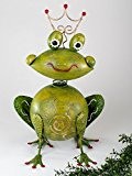 Windlicht Frosch 'Sunshine', 50 cm, grün