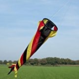 Windsack - Windturbine 90 - UV-beständig und wetterfest - Ø20cm, Länge: 90cm - inkl. Kugellagerwirbelclip (Team Germany)