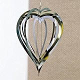 Windspiel Mobile Herz aus Metall 20,5 cm hoch