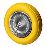 Wolfpack - Sturdy Yellow Construction Wheelbarrow Wheel by WOLFPACK