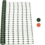 Woodside - Kunststoff-Hühnerzaun - Maschengewebe - Grün - 1 x 25 m (H x L)