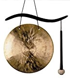 Woodstock Windspiel Hanging Gong, Gold, 44,5/25,4 cm