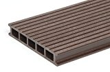 WPC Terrassendielen Diele Hohlkammer - Haselnussbraun Terrasse Holz