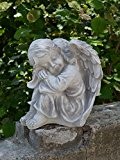 Wunderschöne Engel Figur aus Steinguss, frostfest