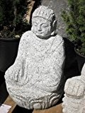 Wunderschöner Buddha aus grauem Granit - Japanischer Garten Rokkaku Yukimi Kasuga Pagode