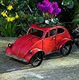 Wunderschönes Vintage rot Auto Blumentopf Übertopf, Garten Zubehör - beinhaltet ein 10 cm Blumentopf.
