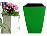 XL Pflanztopf mit ca. 34 cm Höhe, 10 Liter Volumen und einem herausnehmbarem Einsatz - Farbe: Grün