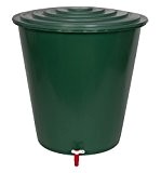 XL Wassertank 210 Liter aus Kunststoff in Grün. Inklusive Wasserhahn (optional zu montieren) und Deckel mit Sicherheitsverschluss! Topp für den ...