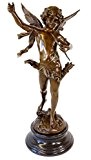 XXL Jugendstil Bronze - Tanzender Engel Amor - Gott der Liebe - Engelsfigur - Auguste Moreau - Griechische Statue kaufen ...