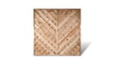 Zaun Angebot 6 x Diagonal Lamellenzaun Sichtschutzzaun Maß180 x 180 cm (Breite x Höhe) aus Kiefer / Fichte Holz, druckimprägniert ...