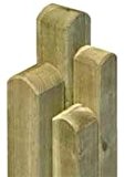 Zaunpfosten / Pfosten Rundkopf Holz kdi 9x9cm L 190 cm