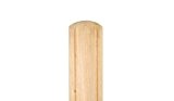 Zaunpfosten rund / Zaunpfahl aus Eiche Holz mit Bischofsmütze 9x9 x 100cm für Gartenzäune