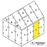 Zelsius - 4 mm Hohlkammerstegplatte "#1" (121 x 60,5 x 0,4 cm) für Gewächshaus, Garten Treibhaus, Polycarbonat Ersatzplatten