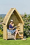 zest4leisure Cheltenham Gartenlaube mit Aufbewahrungsbox - Holz
