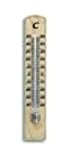 Zimmer-Thermometer 20cm Buche